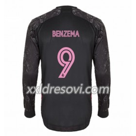 Real Madrid Karim Benzema 9 Treći Nogometni Dres 2020-2021 Dugim Rukavima